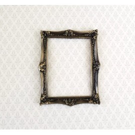 Unbranded Dollhouse Miniature Picture Frame Metal Antique Bronze for Paintings 1:12 Scale