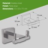 Amig - Bathroom Towel Hook Mod. Isla-5 | Wall-Mounted Towel