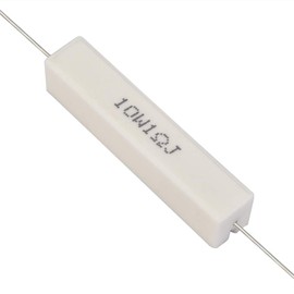 VBESTLIFE 10 Pcs/Pack 1 Ohm 10 W Ceramic Speaker Divider Resistor Speaker Divider Cement Resistance (1 Ohm)