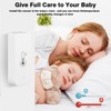 Ailao 4pcs WiFi Thermometer Wifi Hygrometer WiFi Temperature Tuya Smart