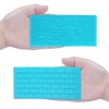Quilted Fondant impression Mat Texture Mold Set with Brick Wall