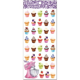 Violette Stickers Mini Cupcakes