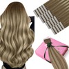 YoungSee Tape in Hair Extensions Ombre 14In Seamless Tape in