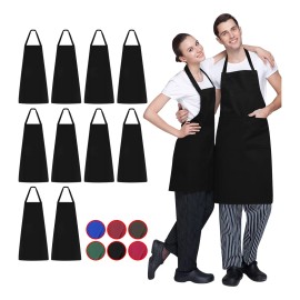 10 Pzs Mandil Delantal Para Chef Meseros Barbería Pintores