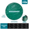 TARPAL 12ft Heavy Duty Round tarp Waterproof with Accessories 10mil