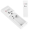 LCD Digital Indoor Outdoor Thermometer Clock Temperature Meter Wireless for