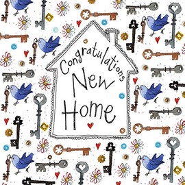 Alex Clark Key to The Door New Home Card