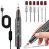 YOKEFELLOW Protable Electric Nail Drill,USB Efile Professional 30000RPM Manicure Electrical