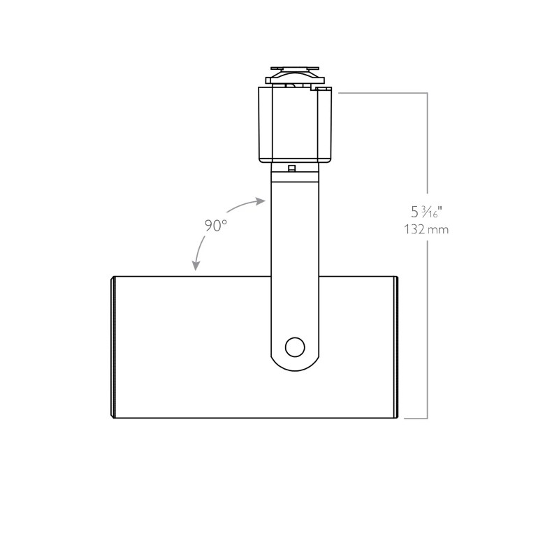 Lightolier LTL08RWF930BKVA Track Lighting Head LED Black New