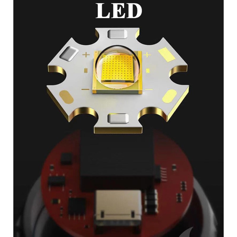 9900000LM Most Powerful 8 Modes LED Torch USB Rechargeable Flashlight