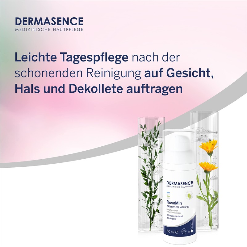 DERMASENCE RosaMin Day Cream with SPF 50 - Face Care