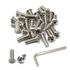iexcell 25 Pcs 3/8-16 x 1 Stainless Steel 304 Hex