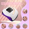 168W Super Power Nail Lamp,Professional Fast Drying Nail Lamp,LED+UV Dual
