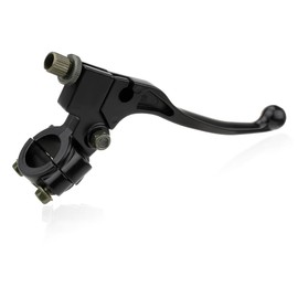KVAEY Motorcycle Clutch Lever, 7/8" 22mm Left Handlebar Folding Brake Lever Perch, Clutch Handle Lever Replacement (Black)