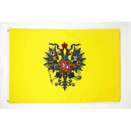 AZ FLAG - Russia Wwi Flag - 3x5 Ft - 100D Polyester Imperial Russian Banner with Two Metal Grommets - Fade Resistant - Vivid Colors - 3' x 5' Feet - 150x90 Cm