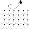 Reaction Tackle Lead Mushroom JigHead 1/16oz - Black - EWG