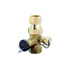 OVENTROP Kappenventil Expa Con-DN 20 3 / 4 Inch, Brass sealable