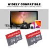 myemuun 64GB Micro SD Card 2-Pack, C10 High Speed, with