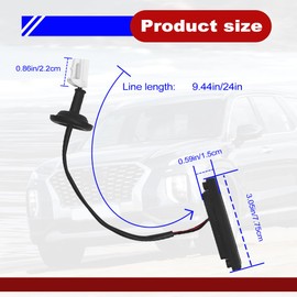 Rear Liftgate Trunk Open Release Switch Compatible with Hyundai Veloster 1.6L 2012-2017, Tailgate Rear Hatch Handle Release Sensor Button T Lid Without Camera 81260-2V000