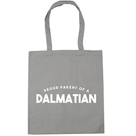 Hippowarehouse Proud Parent Of A Dalmatian Tote Shopping Gym Beach Bag 42cm x38cm, 10 litres