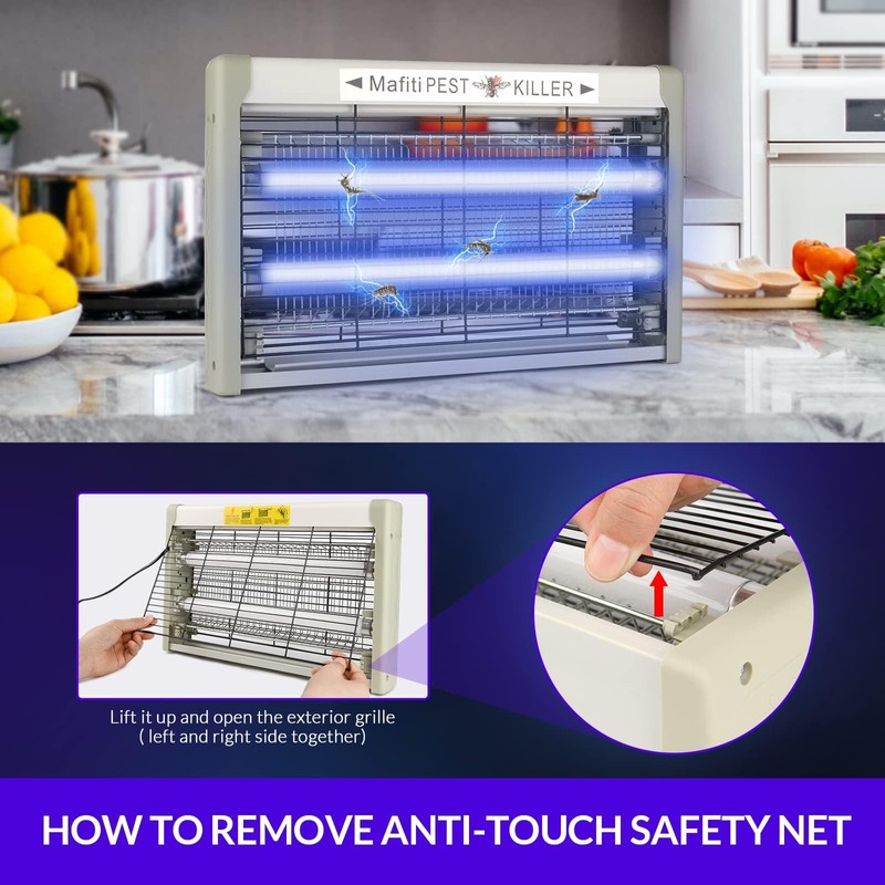 mafiti Electric Bug Zapper, Powerful 20w Fly Zapper Traps Indoor