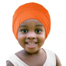 Fittia Silk Satin Bonnet for Kids, Silk Sleep Cap for Toddlers, Bamboo Beanie Adjustable for Kid for Curly Hair Sleeping