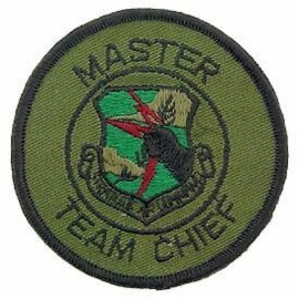 AIR FORCE STRATEGIC COMMAND SAC MASTER TEAM CHIEF PATCH