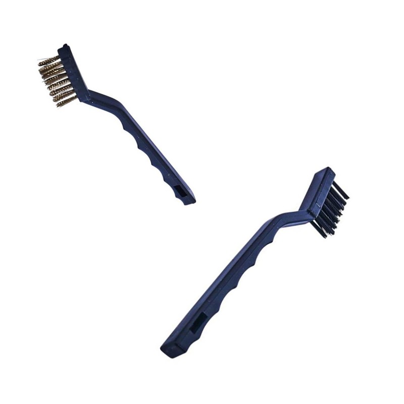 Dapetz® 6-Pack Mini Wire Brush Set - 2 Nylon Brushes