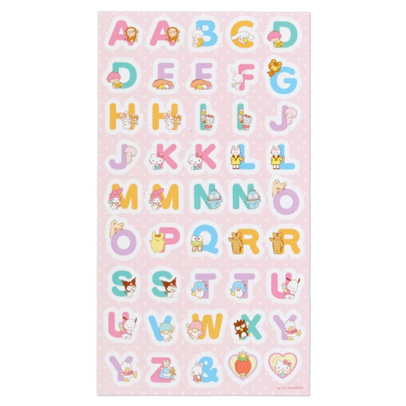 Sanrio 078255 Sanrio Characters Volume Sticker Set