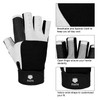 FitsT4 Sailing Gloves 3/4 Finger and Grip Great for Sailing,