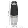 Salt and Pepper Grinder Electric Stainless Steel Gravity Sensor Adjustable
