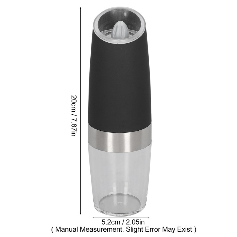 Salt and Pepper Grinder Electric Stainless Steel Gravity Sensor Adjustable