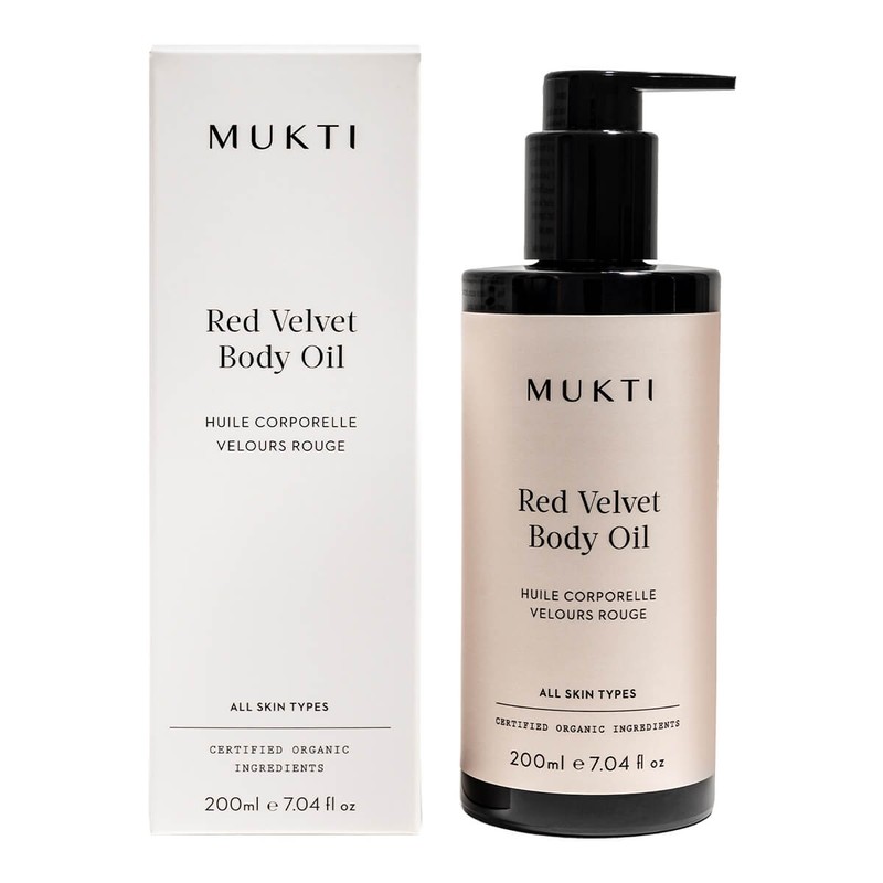 MUKTI Red Velvet Body Oil, 200ml