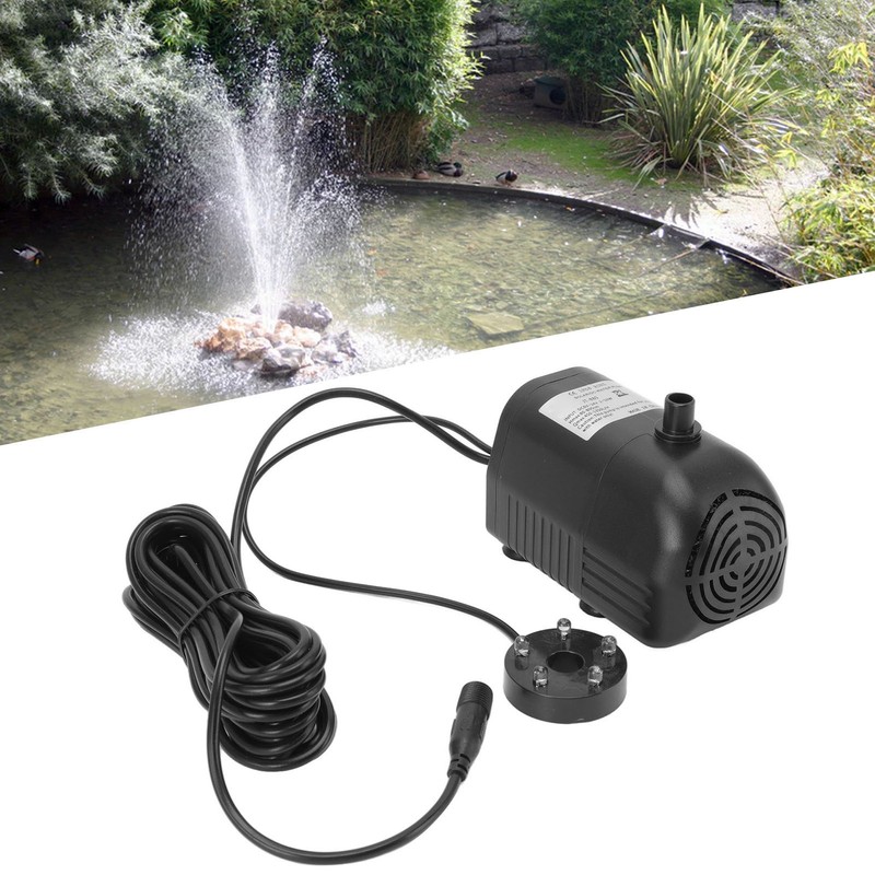 Solar Water Pump ABS Submersible Decorative Fountain Brushless Pump with
