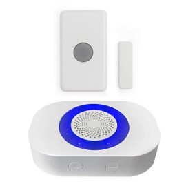 Dakota Alert Doorbell UTRE-4K Plus - One Mile Wireless Door Bell, Panic Button, Door Contact - UT-4000 Universal Transmitter & RE-4k Plus Receiver with12 VDC and Relay Outputs, Wireless Mailbox Alert