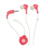 Thomson HED133 Raspberry (Neck Strap) In-Ear Headphones, with Acoustic Bass Channel