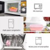 UWEI Loncheras Plegables Y Herméticas De Silicona P/comida 4 Pzs.
