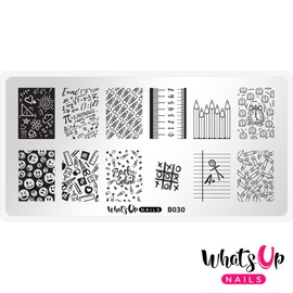 Whats Up Nails - Nautical Sea Stamping Plates 2 pack (A019, B038) for Nail Art Design