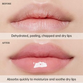 Clear Lip Gloss Base,Lip Gloss Base for DIY Lip Gloss Making Kit Smooth Hydrated Moisturized Lips,DIY Handmade Clear Lip Gloss Non-stick Lip Gloss,Moisturize Lip Gloss Base Material Lip Makeup Primers