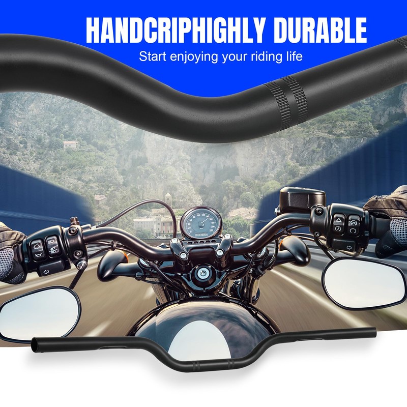 DREAMIZER 7/8 motorcycle handlebars, Universal 22mm Handlebars Motorcycle Bars for