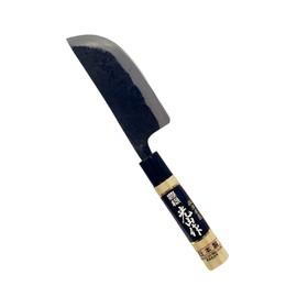 豊稔企販(Hounen Kihan) 豊稔(HOUNEN) 黒打 収穫包丁(両刃) HT-8103