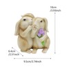 Generic Easter Bunny Statue Rabbit Garden Figurine Cute Easter Decoration