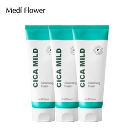 Mediflower Cica Mild Hypoallergenic Cleansing Foam 150mlx3 / 메디플라워 시카 마일드 저자극 클렌징폼 150mlx3개
