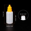 PATIKIL 20ml Liquid Dropper Bottles 20pcs PE Squeezable Drop Eye