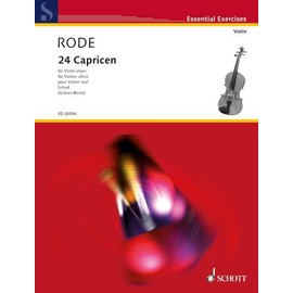 24 Caprices: en forme d'études, dans les 24 tons de la gamme. violin.