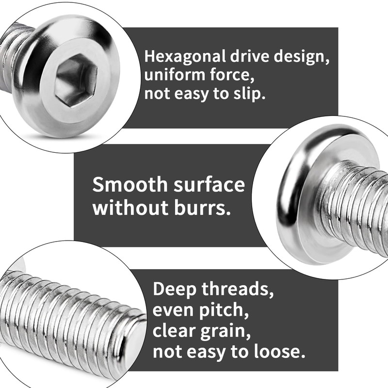 TXXATX Pack of 25 M5 Flat Head Screws M5 x