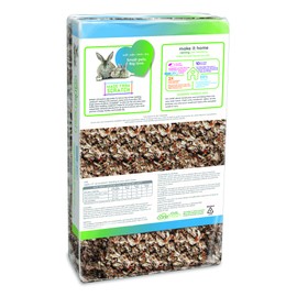Carefresh 99% Dust-Free Natural Paper Nesting Small Pet Bedding with Odor Control, 60 L