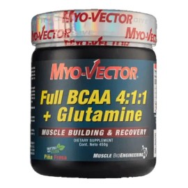 Bcaa 4:1:1 Glutamina Myo-Vector 450g Sabor Maracuyá Vegano