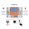 Solar Charge Controller LCD Backlit Display Memory Function Dual USB