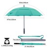 RUMBRELLA Golf Umbrella Windproof Double Canopy UV Umbrella UPF 50+